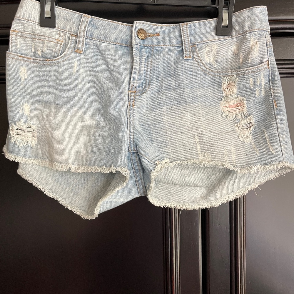 Hollister Frayed Denim shorts